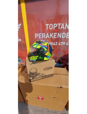 ÇENDEN AÇILIR KASK VİZÖRLÜ 1 NCİ KALİTE(L) VE (XL