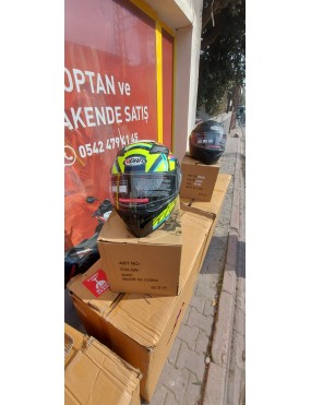 ÇENDEN AÇILIR KASK VİZÖRLÜ 1 NCİ KALİTE(L) VE (XL